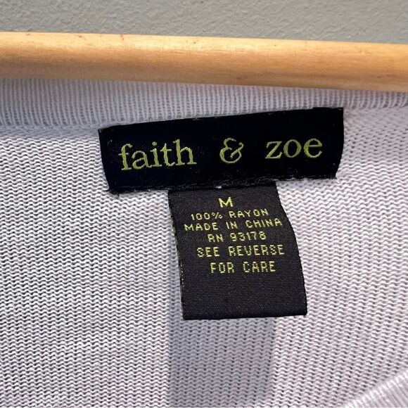 Faith & Zoe Embellished white sweater - Picture 7 of 8